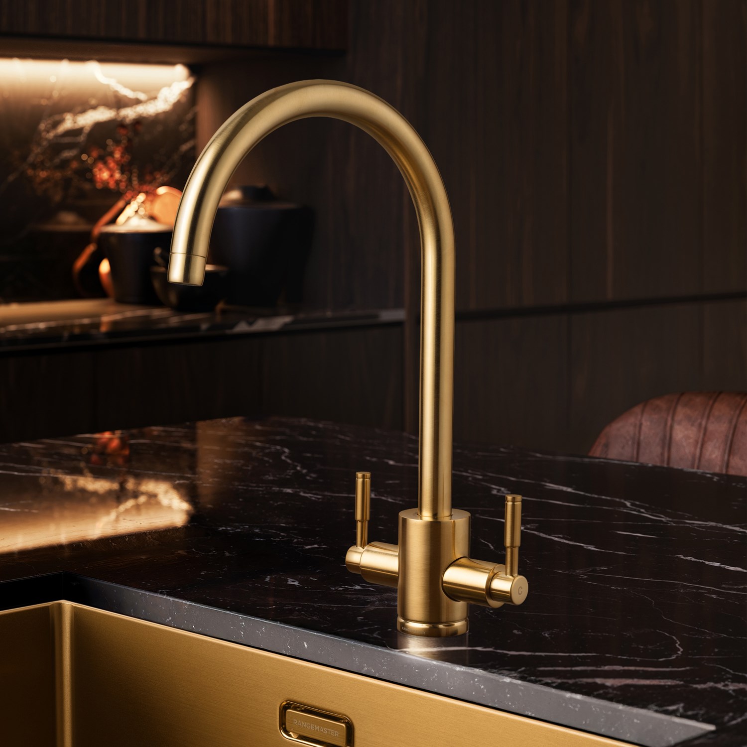 Rangemaster Spectra Dual Lever Mono Kitchen Mixer Tap