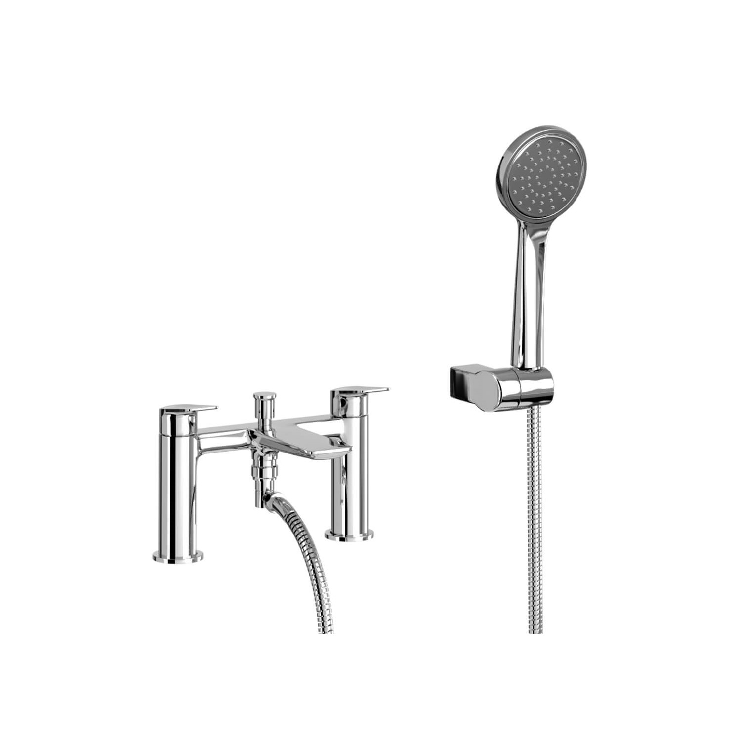Britton Bathrooms Greenwich Bath Shower Mixer Tap - Chrome