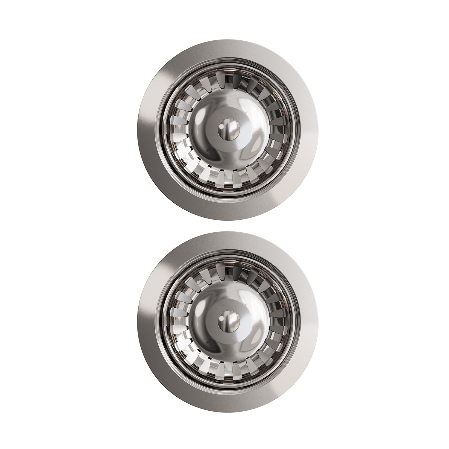 Velchrome Butler & Rose Premium 90mm 2 Bowl Kitchen Sink Strainer Wastes | Tap ...