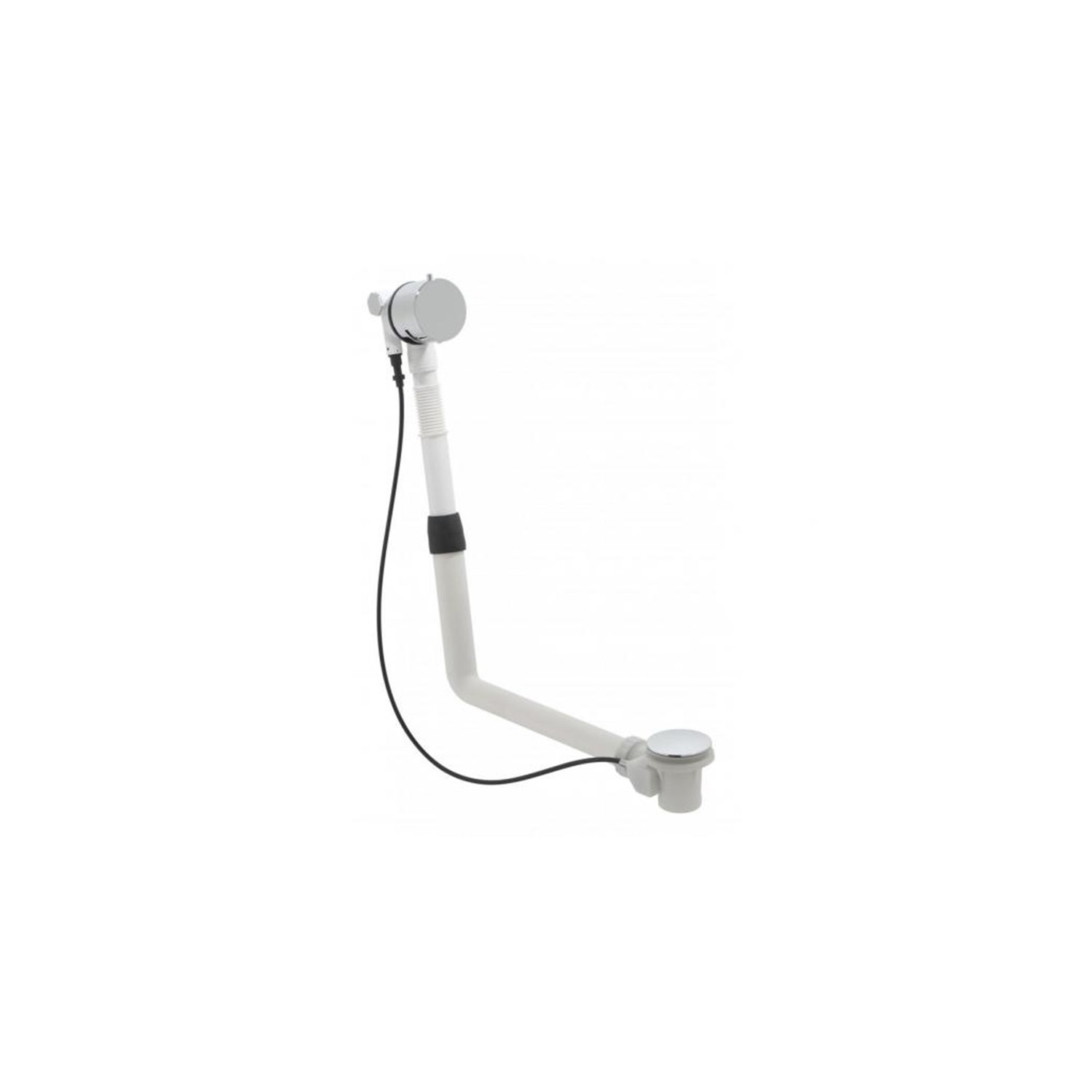 Vado Overflow Bath Filler With Twist Waste Operation