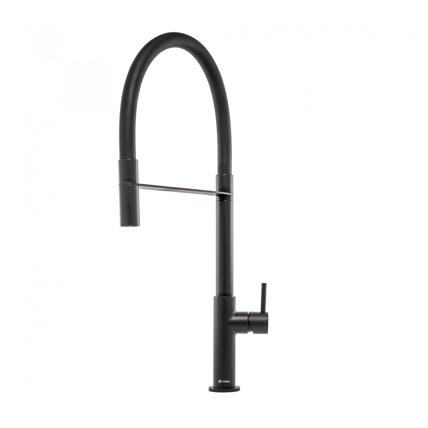 Caple Preto Mono Kitchen Mixer Tap with Pull Out Spray - Matt Black