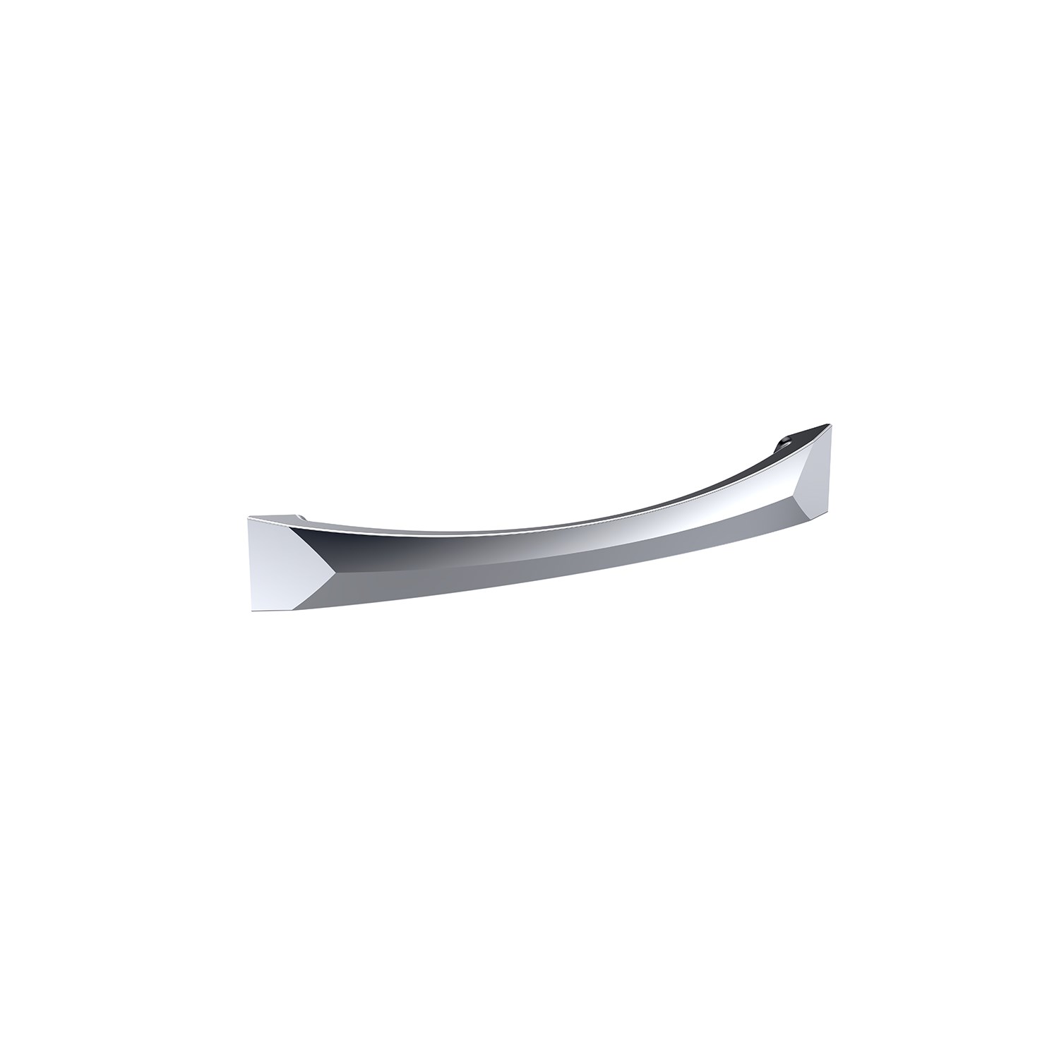Drench Satin Nickel Bow Furniture Handle - 128mm Centres