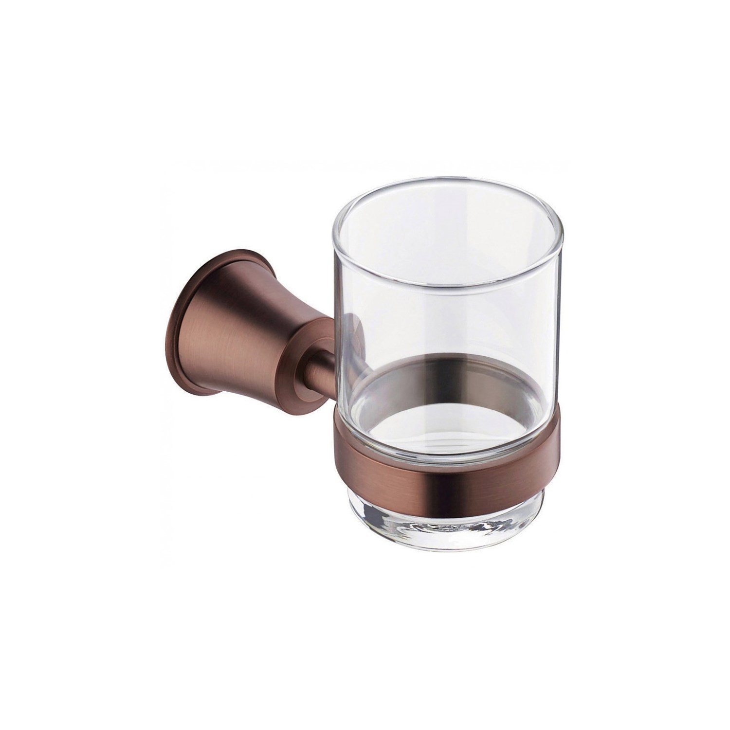 Flova Liberty Glass Tumbler & Holder - Oil Rubbed Bronze