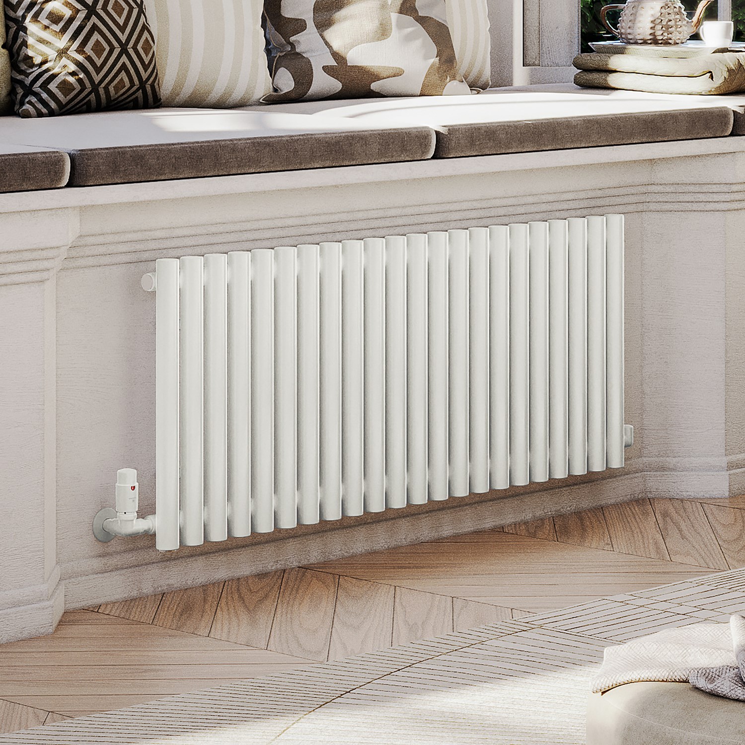 Rol Radiator Terma Rolo Room Single Panel Horizontal Radiator - 3 Sizes | Tap Warehouse