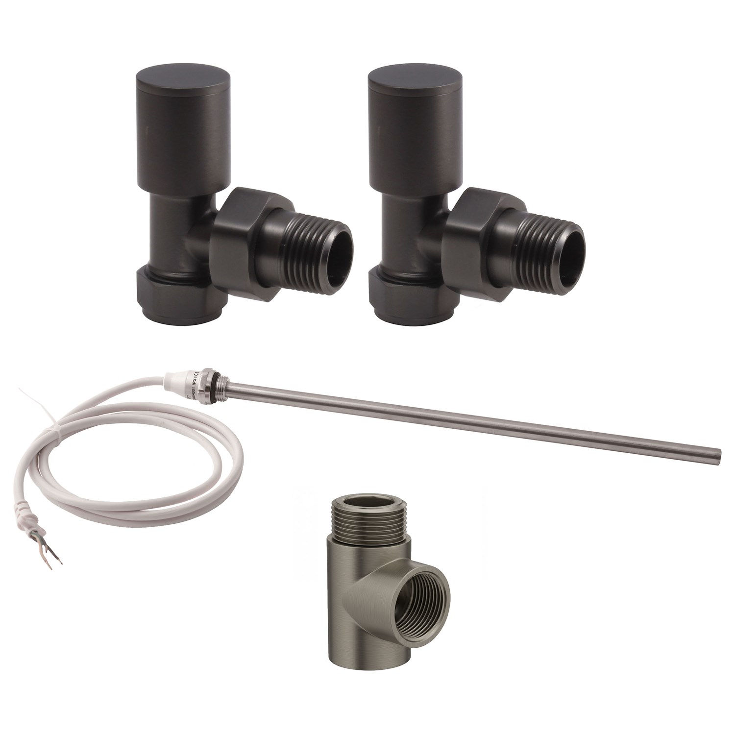 Toasty Gunmetal Dual Fuel Kit With Manual Element