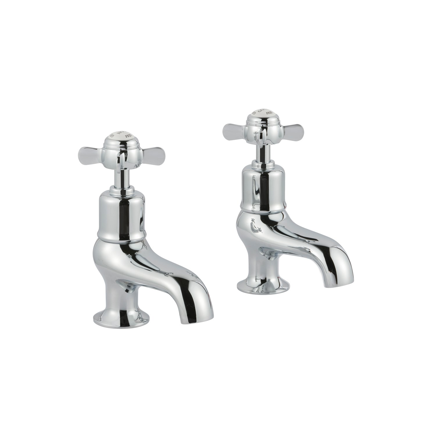 JTP Grosvenor Pinch Bath Pillar Taps