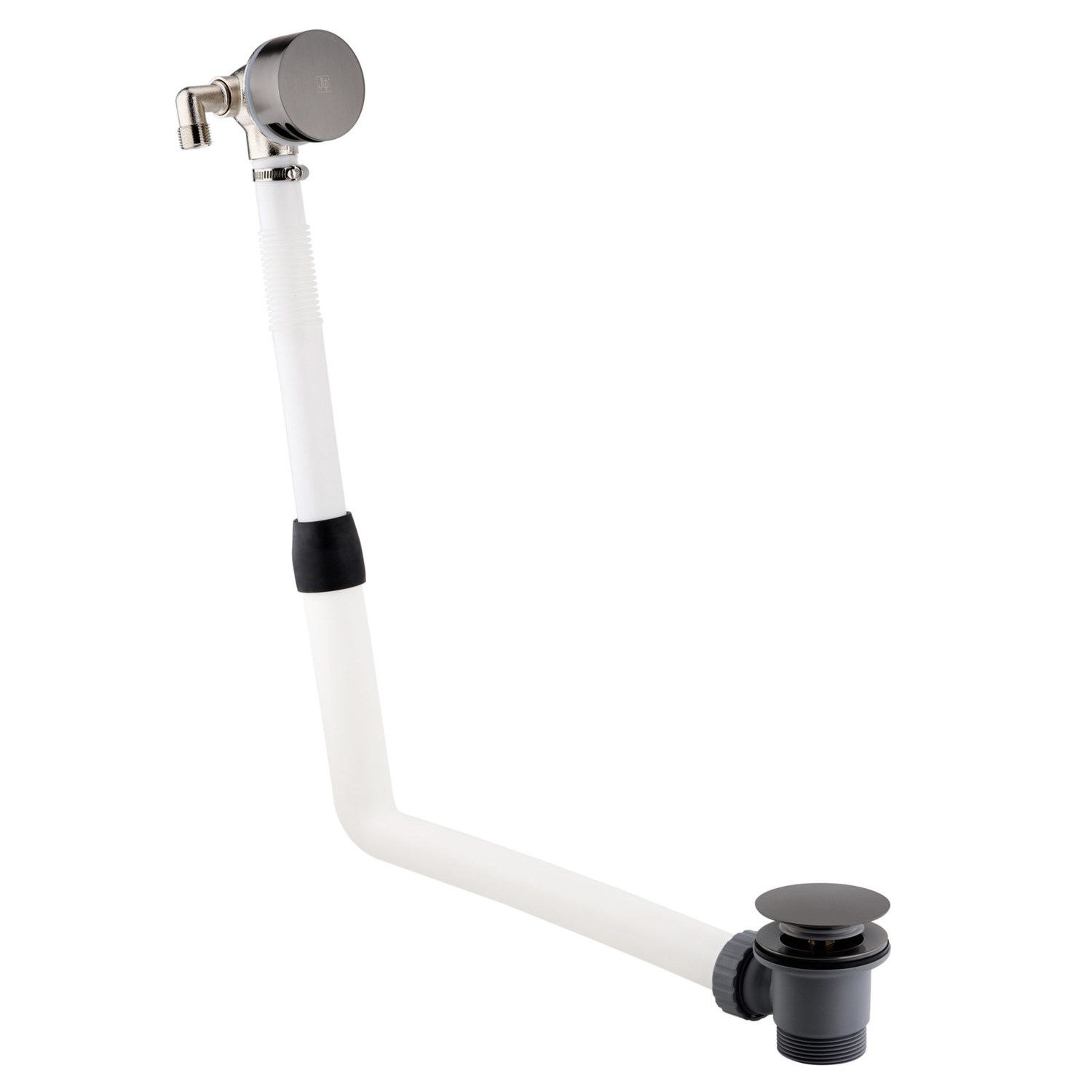 VOS Overflow Bath Filler Click Clack Waste Brushed