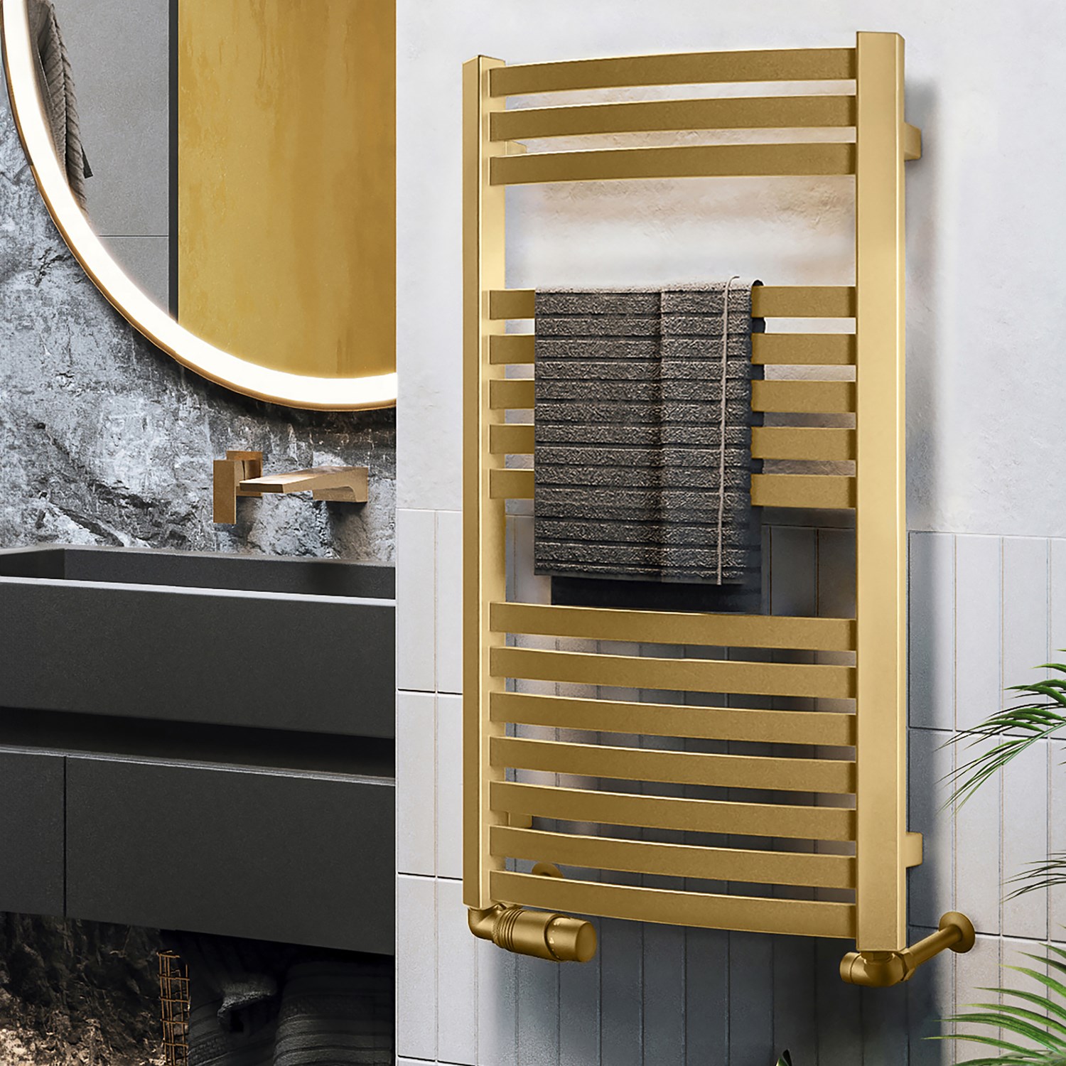 Terma Dexter Heated Towel Rail - 3 Sizes