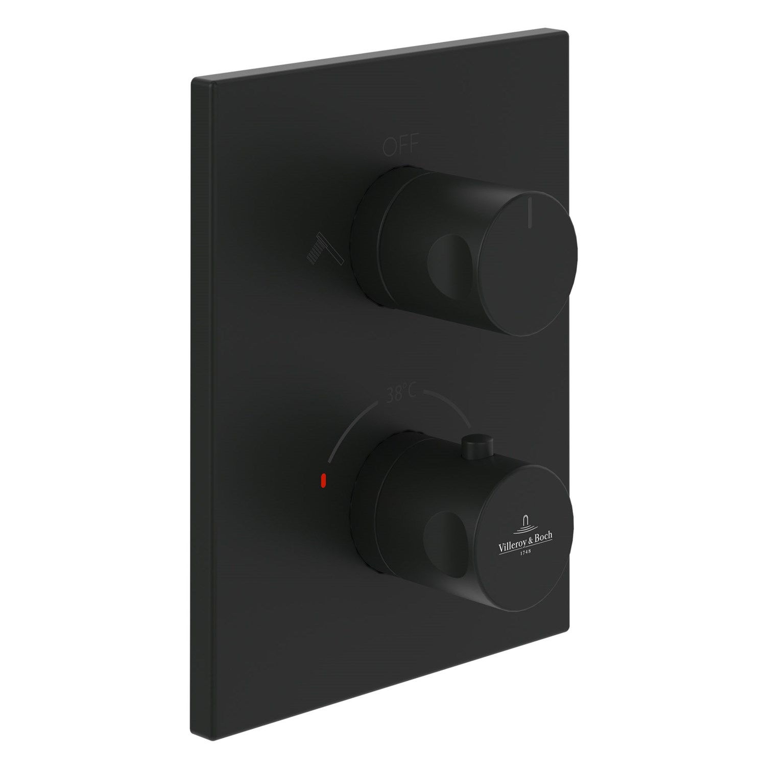 Villeroy & Boch Universal Concealed 2 Outlet Thermostatic Valve & Easy Installation Box