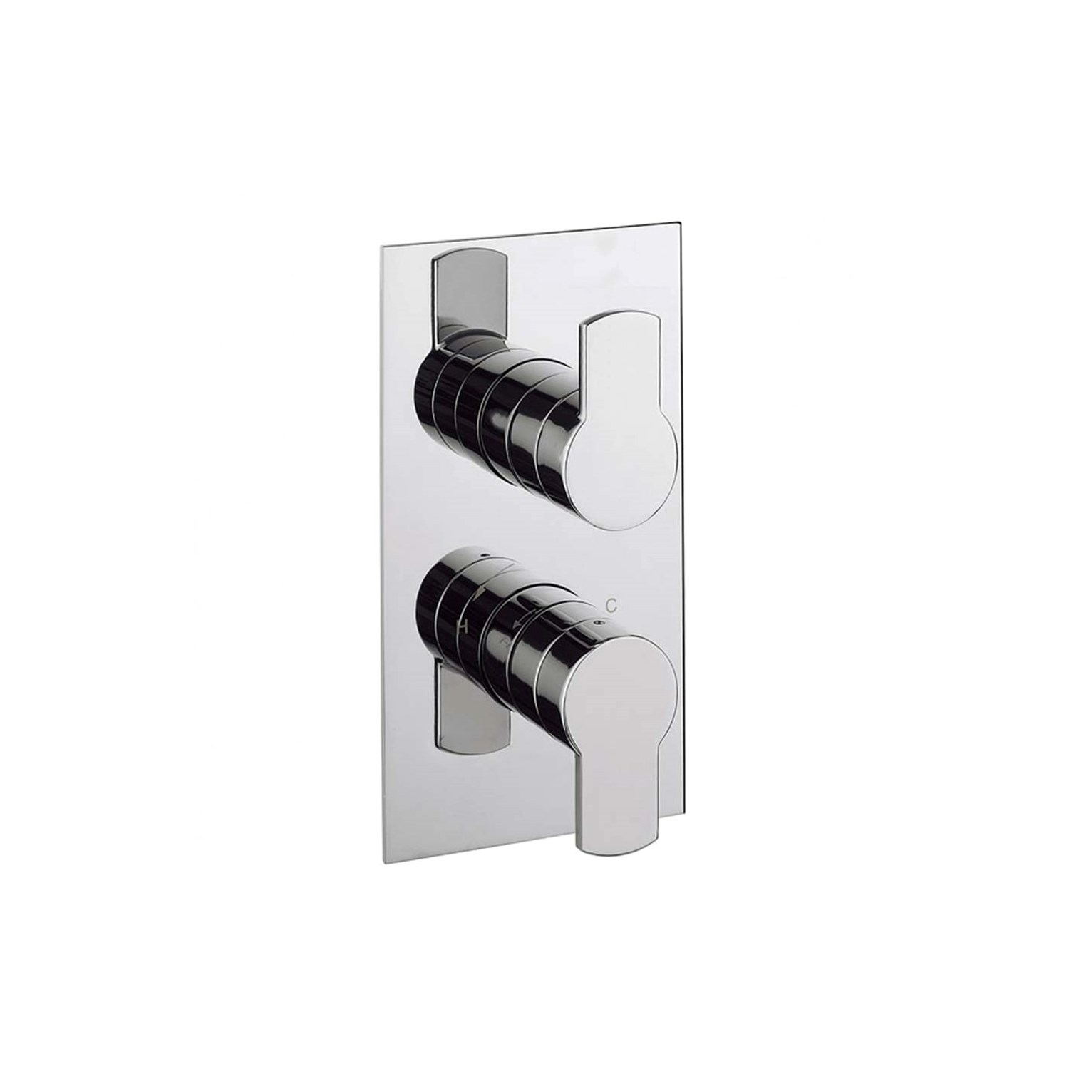 Crosswater Wisp 1 Outlet 2 Handle Concealed Thermostatic Shower Valve