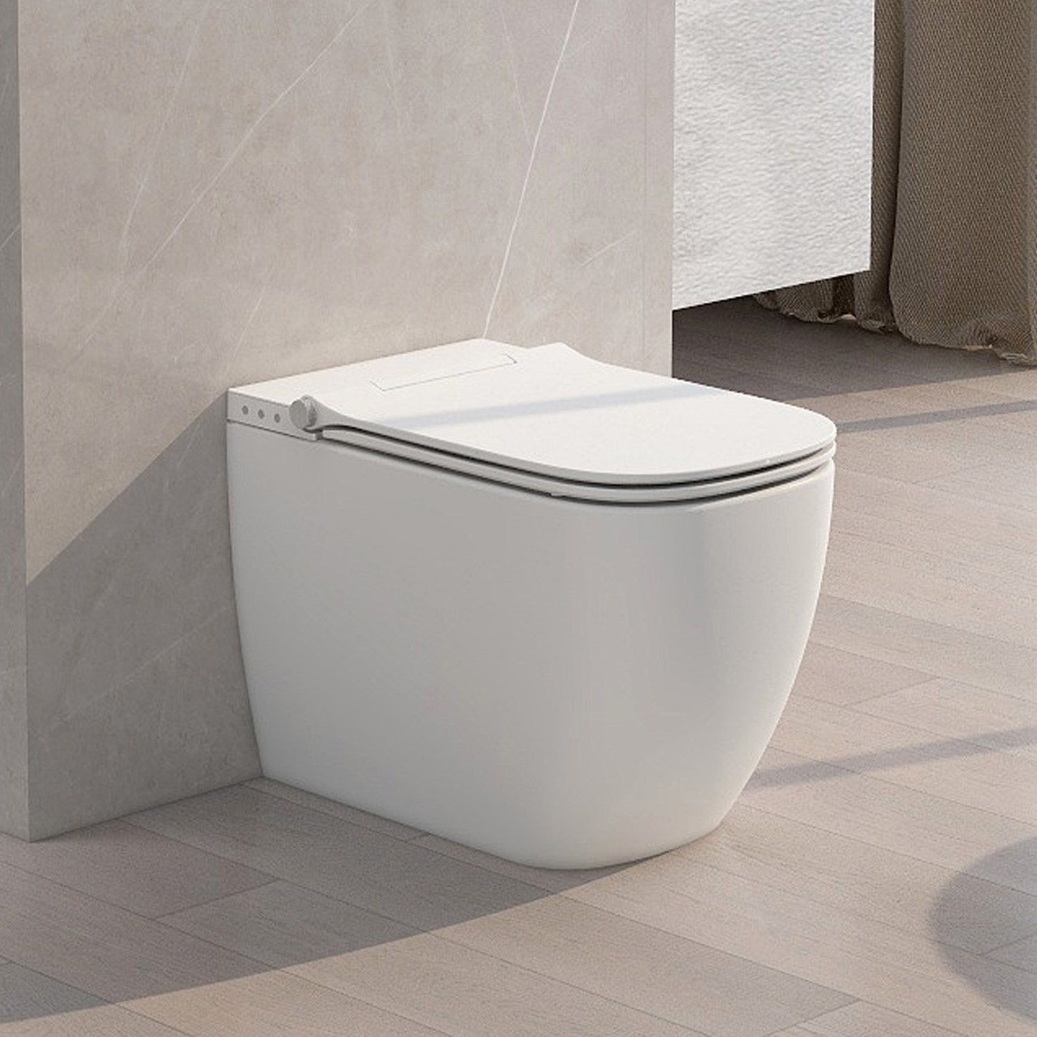 Imex Essence Back to Wall Smart Toilet with Soft Close Seat & Remote Control