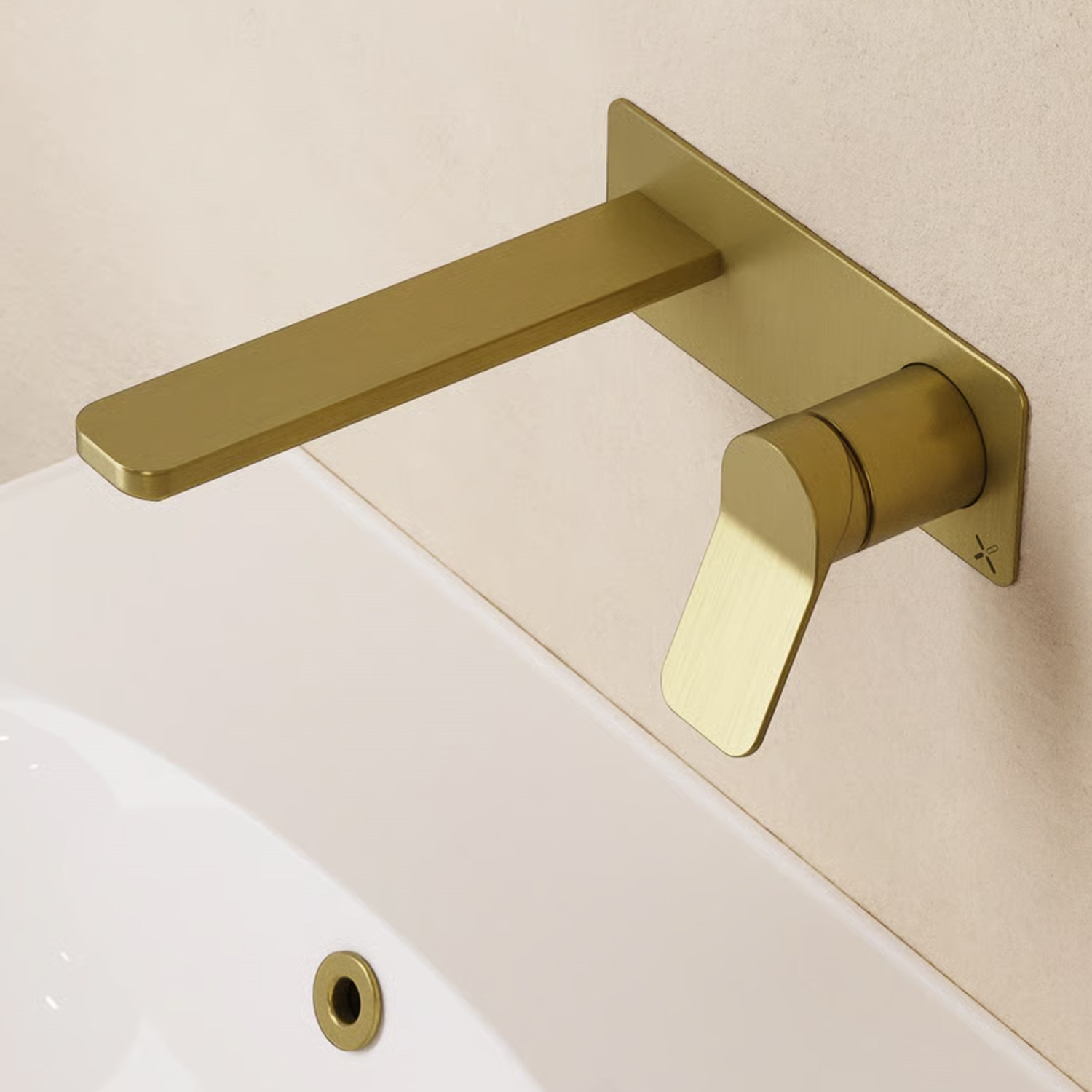 Crosswater Glide II Wall Mounted Basin Mixer Tap