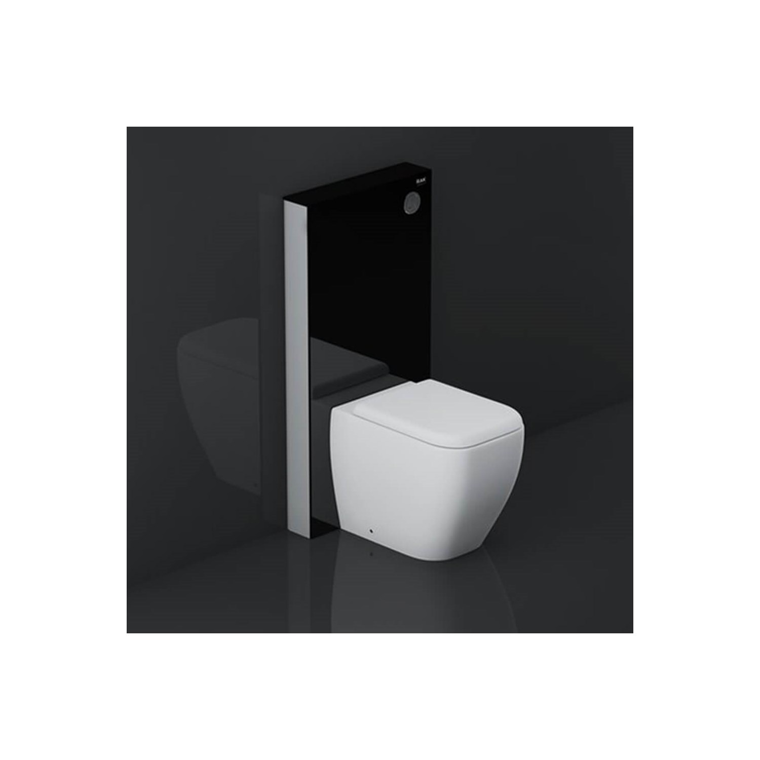 Obelisk Glass Cabinet Cistern Frame Back to Wall Toilets Gloss