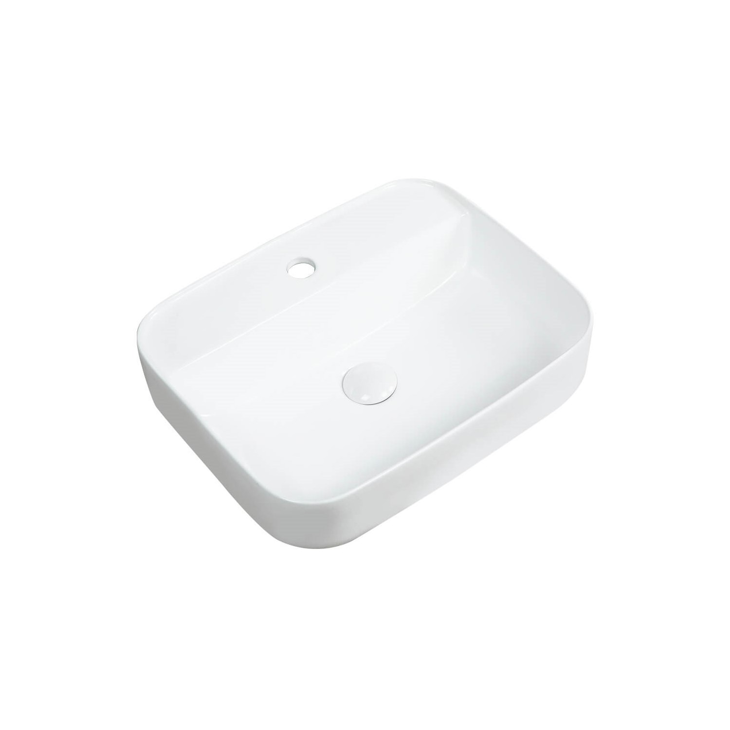 Sophia Rectangular 1 Tap Hole Countertop Basin - 500 x 400mm