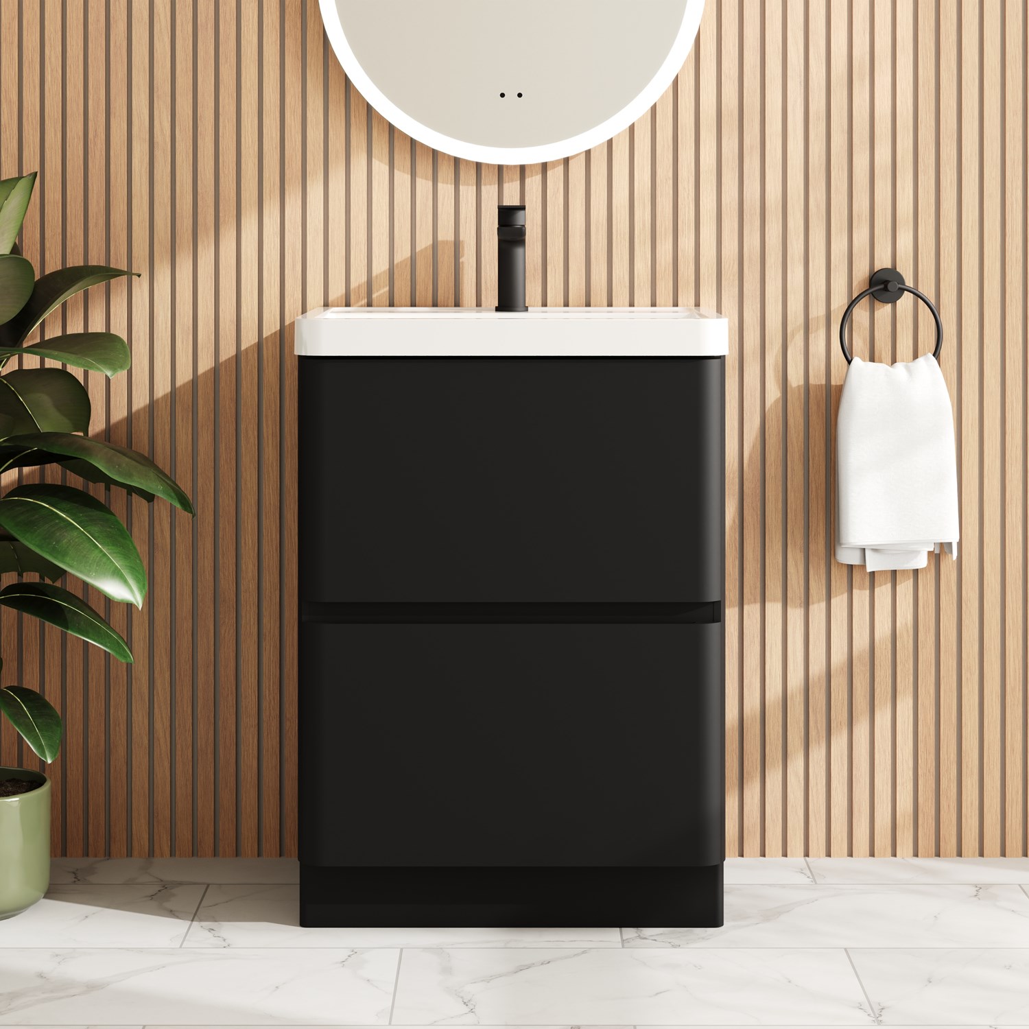 Drench Origin 600mm Floorstanding Vanity Unit & Basin