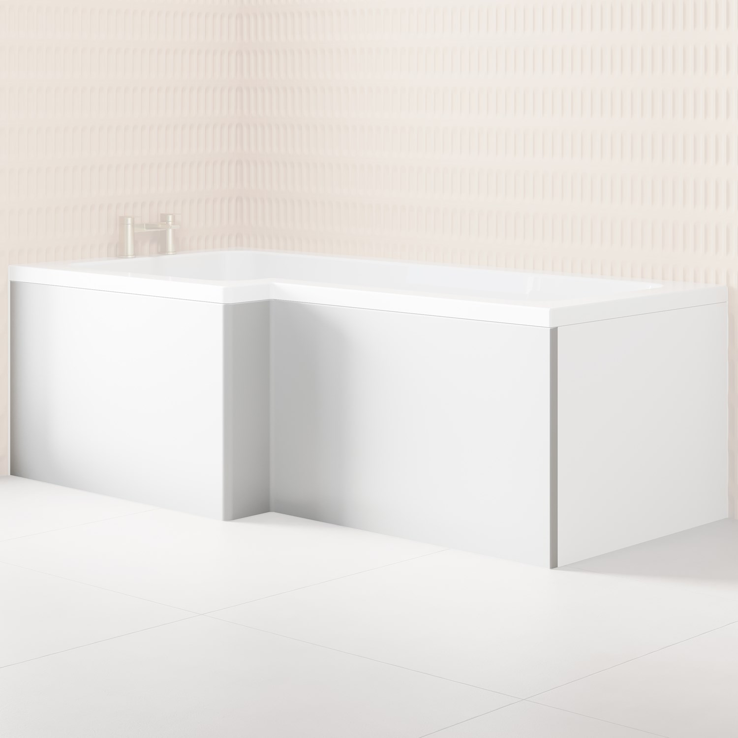 Armourcast Reinforced 1700mm L-Shaped Bath Panel | Tap Warehouse
