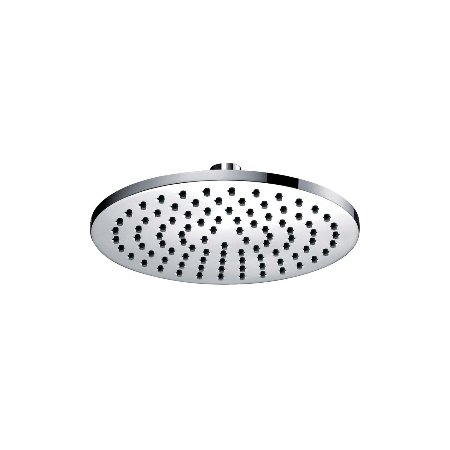 Deluxe 200mm Round Brass Shower Head Swivel Joint