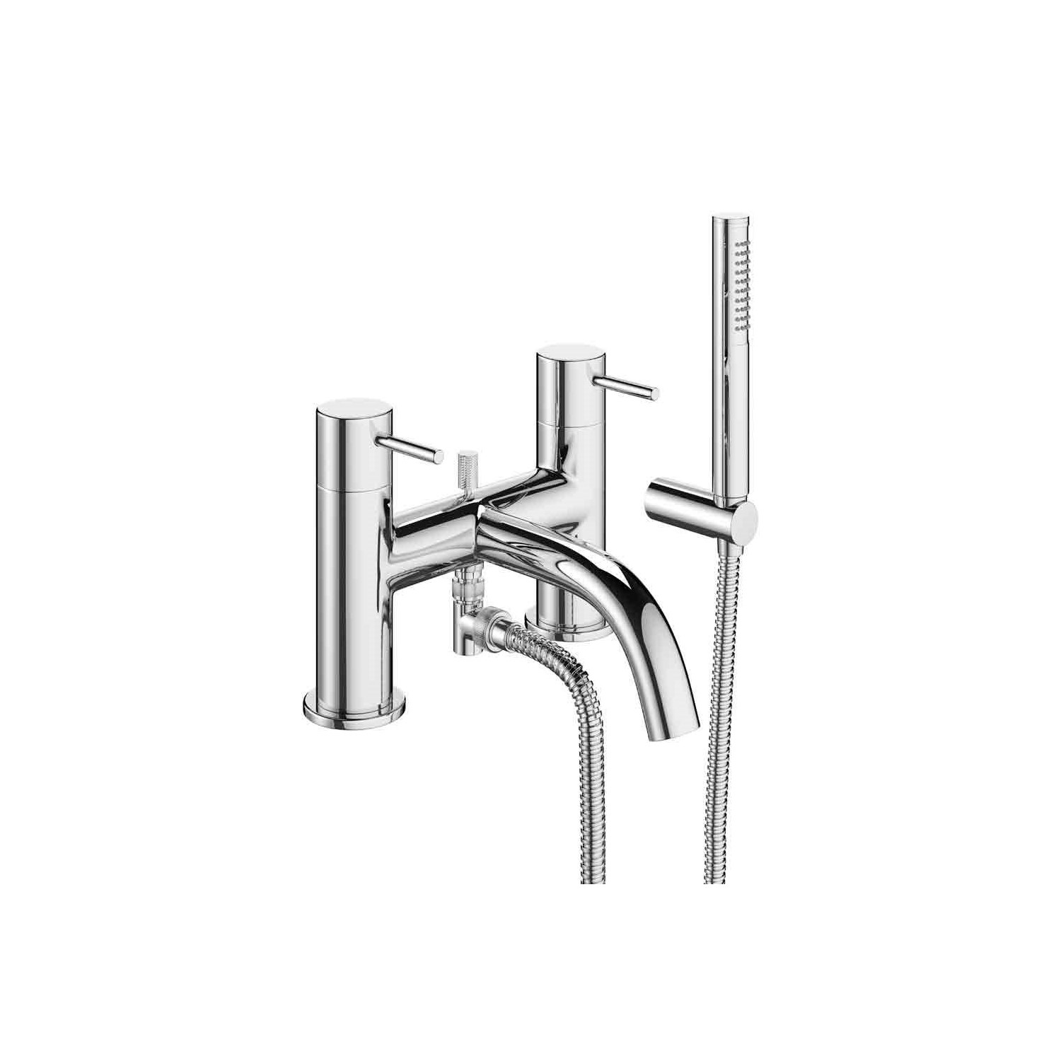 Crosswater MPRO Deck Mounted Bath Shower Mixer with Handset Kit