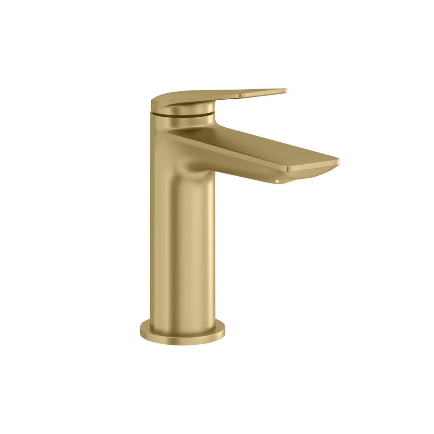 Britton Bathrooms Greenwich Mono Basin Mixer Tap - Brushed Brass