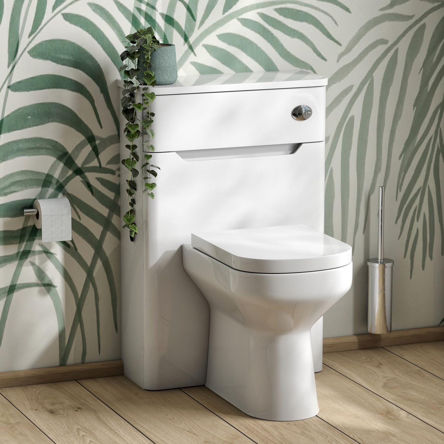 Ava 500mm Back to Wall Toilet Unit