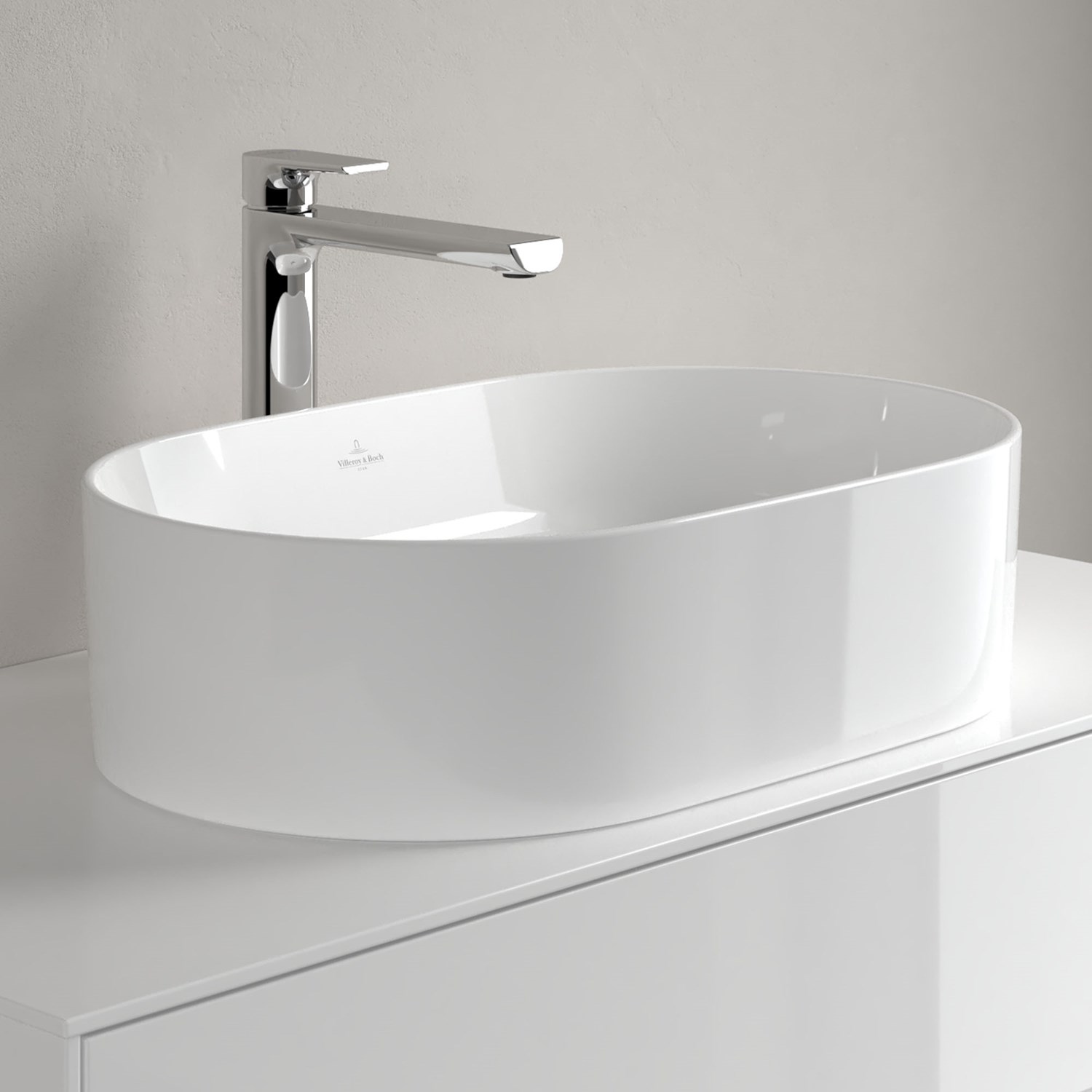& Collaro Oval Countertop Basin 560 x 360mm
