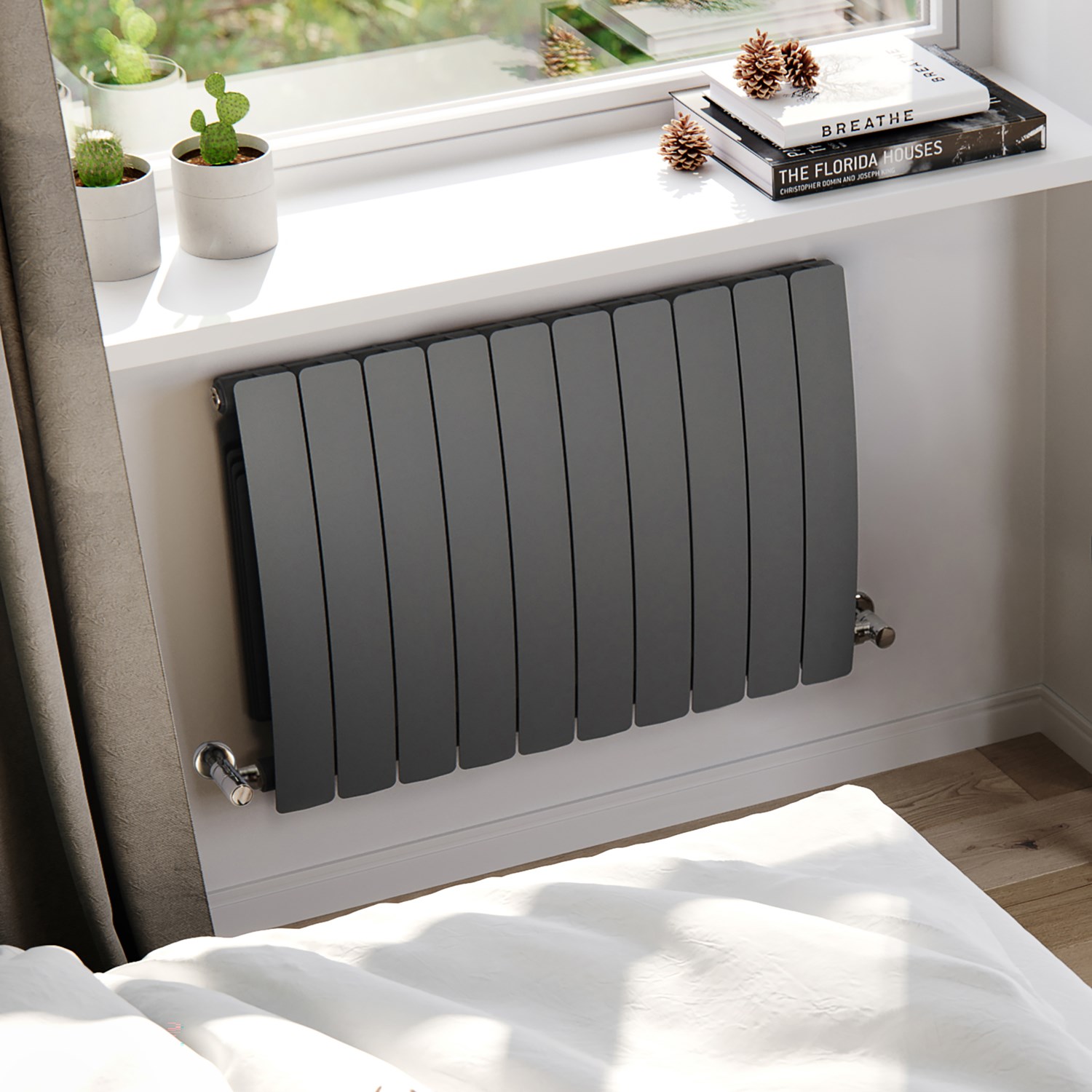 Terma Bergamo Single Panel Horizontal Radiator - 3 Sizes