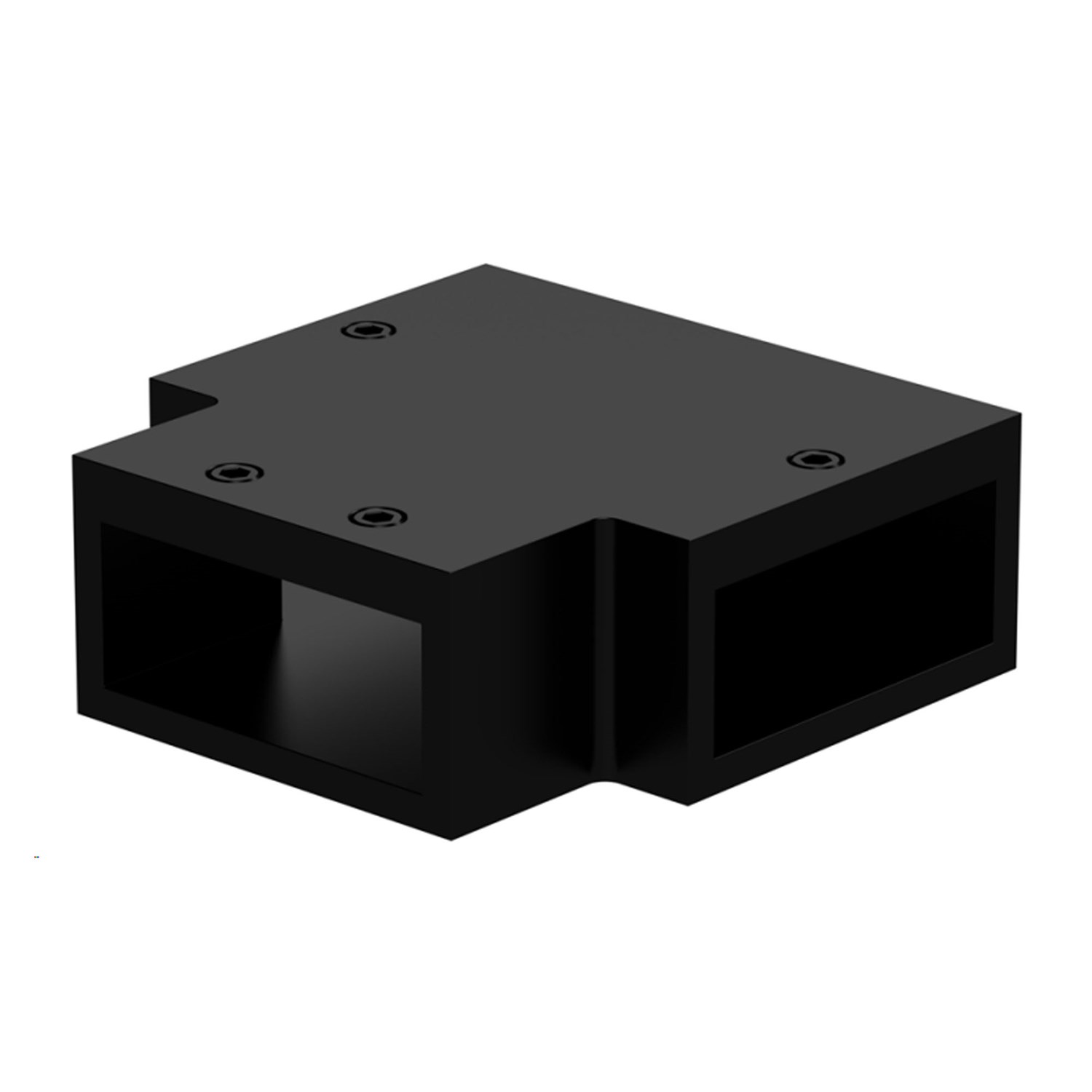 Harbour Matt Black T-Piece Join for 2 Panels