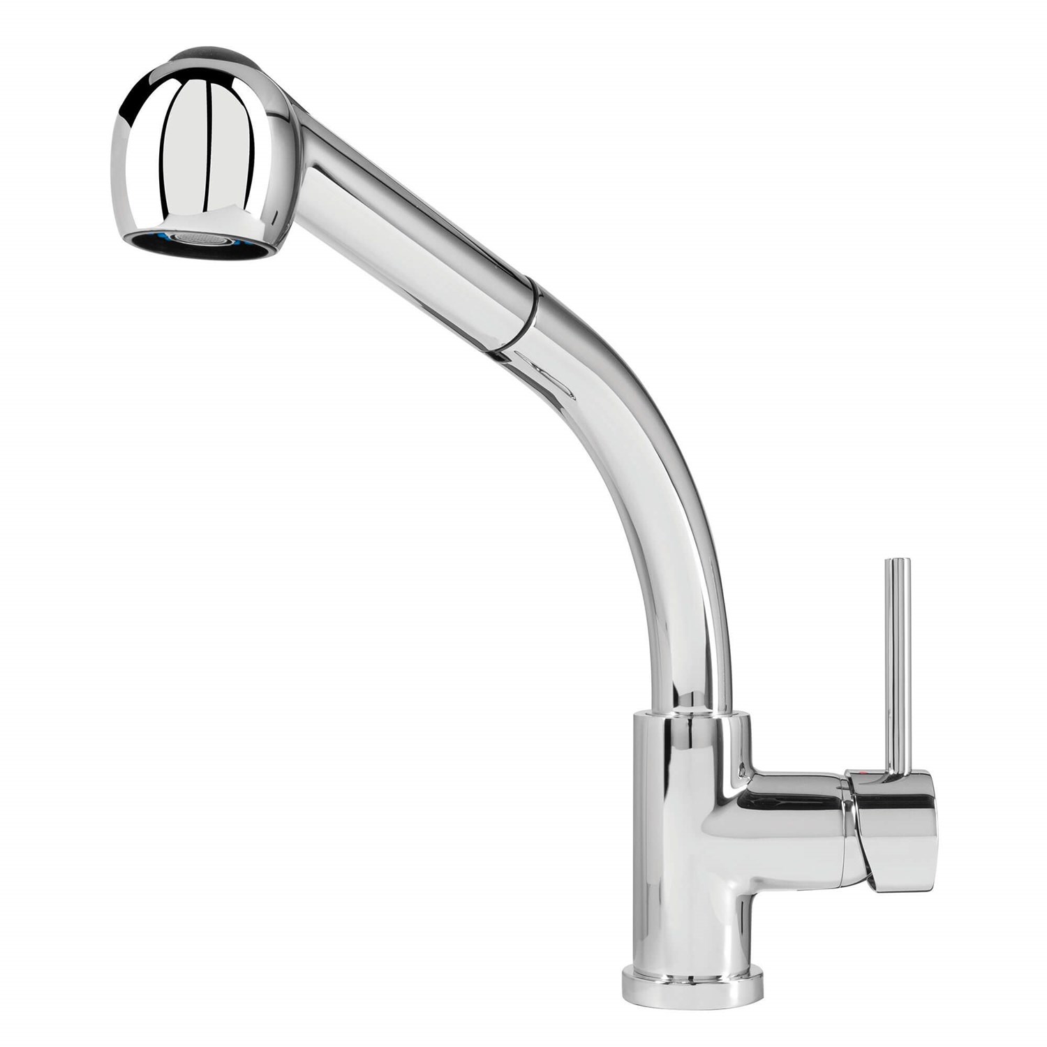 Caple Freemont Single Lever Mono Pull Out Spray Kitchen Tap - Chrome