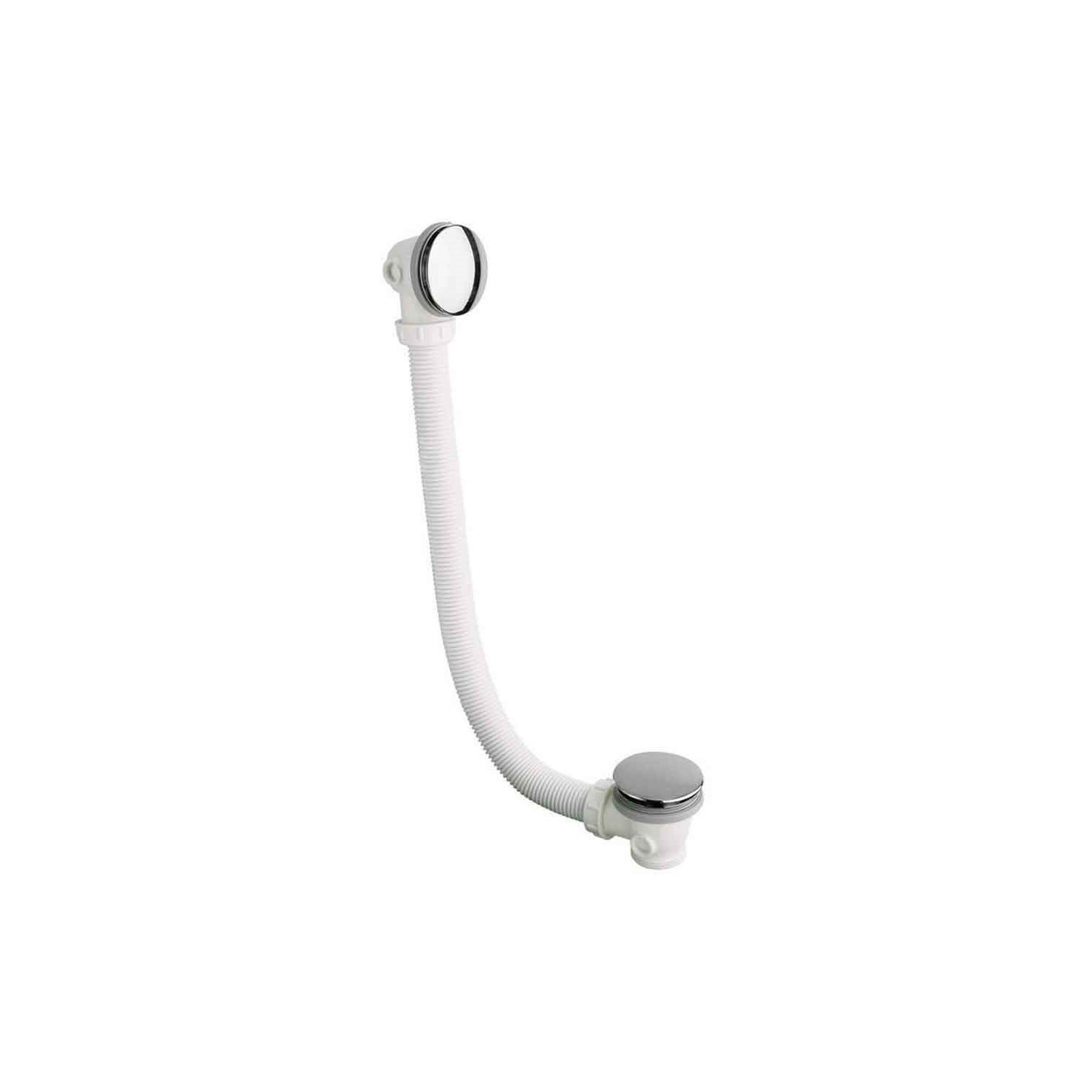 Crosswater Extended Click Clack Bath Waste with Overflow - 90cm