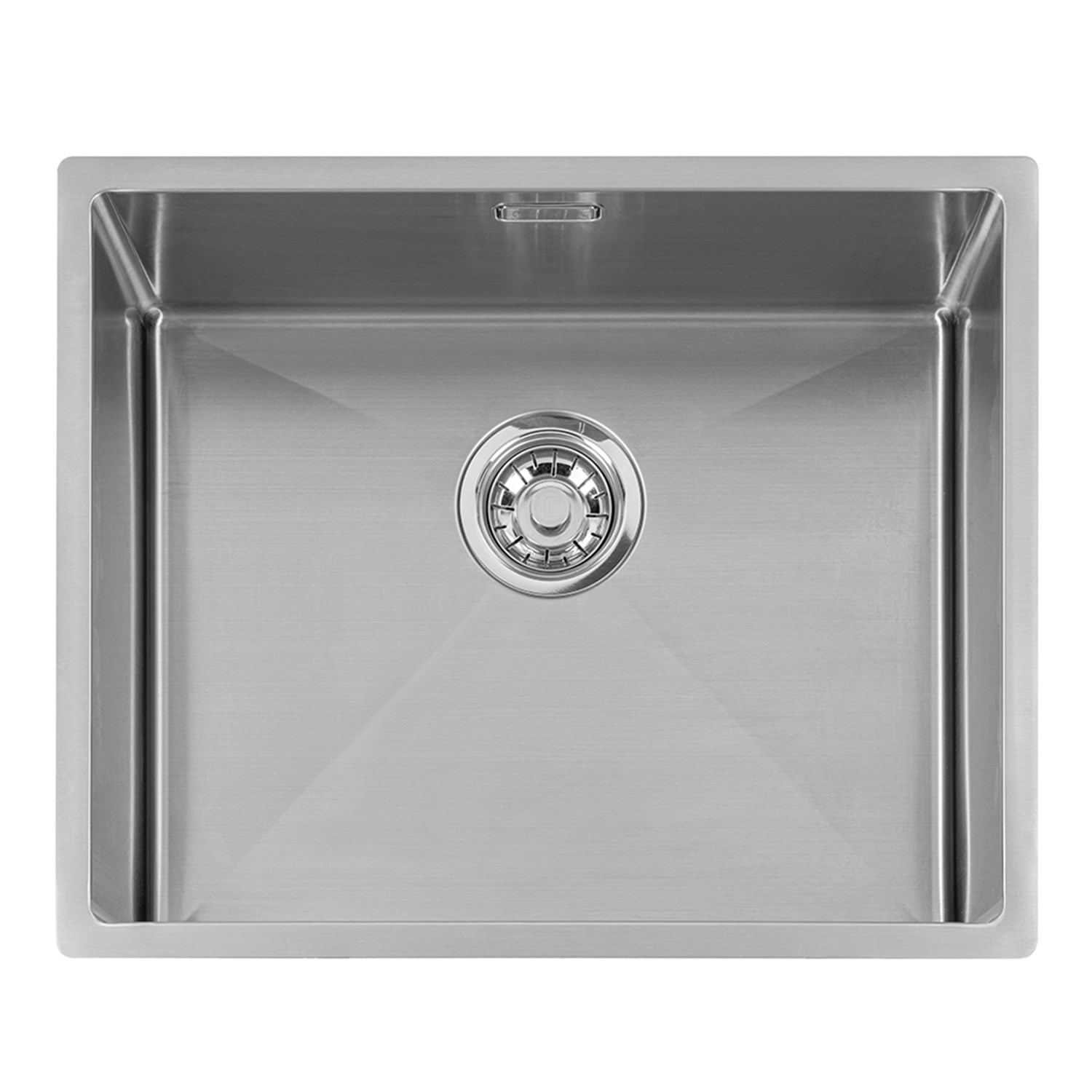 Mode 1 Bowl Inset Undermount Brushed Stainless Steel Sink & Waste Kit 540 x 440mm