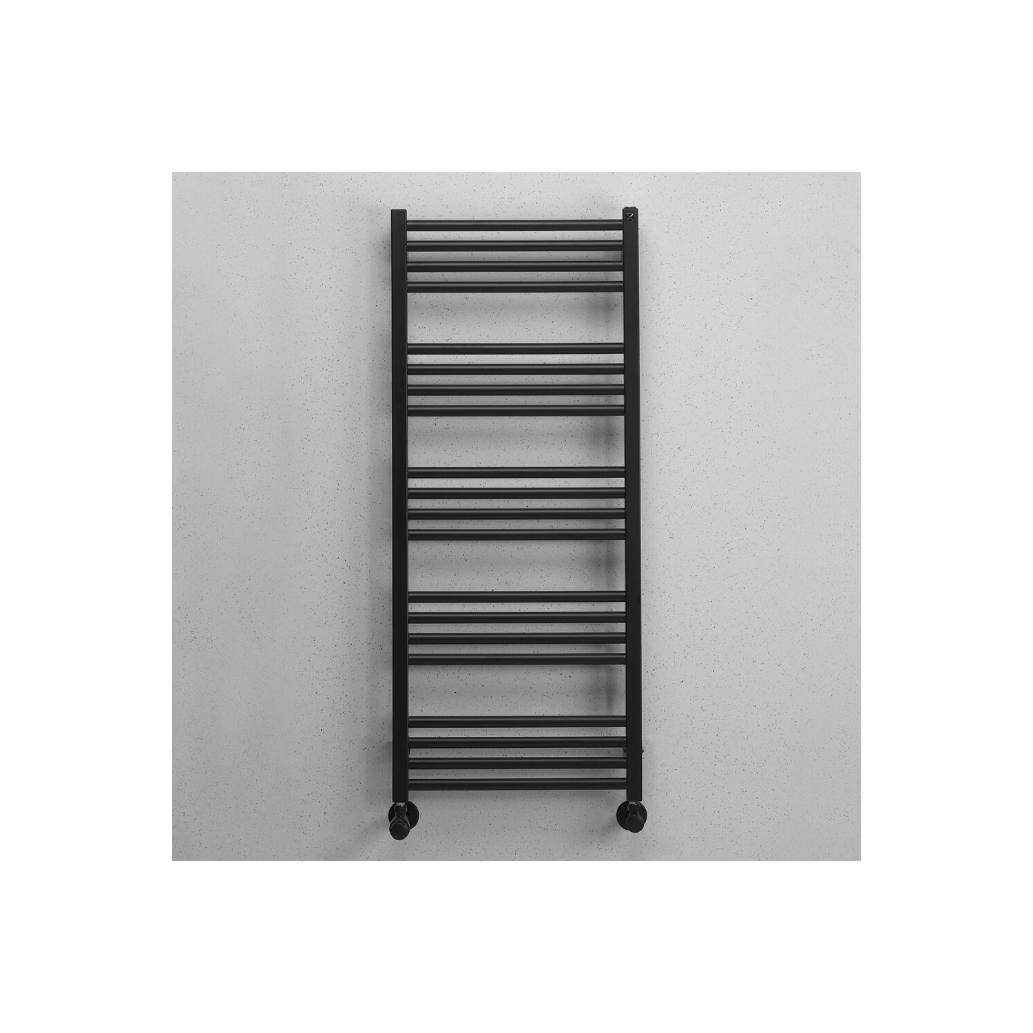 Crosswater MPRO Matt Black Heated Towel Rail