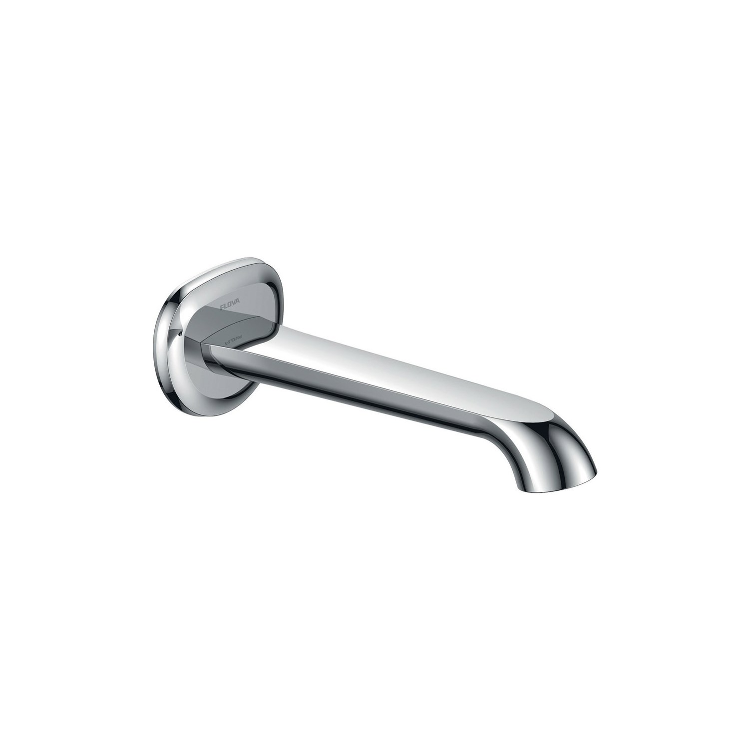 Flova Liberty Bath Spout with Cover Plate - Chrome