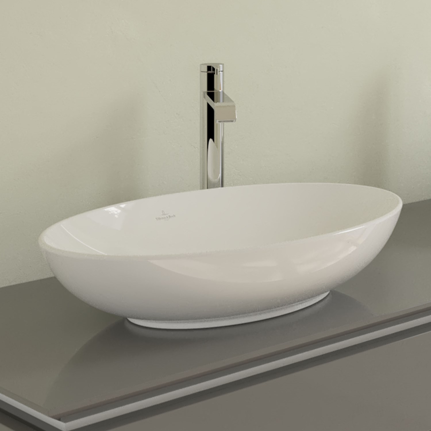 & Loop & Friends Oval Countertop Basin 560 x 380mm