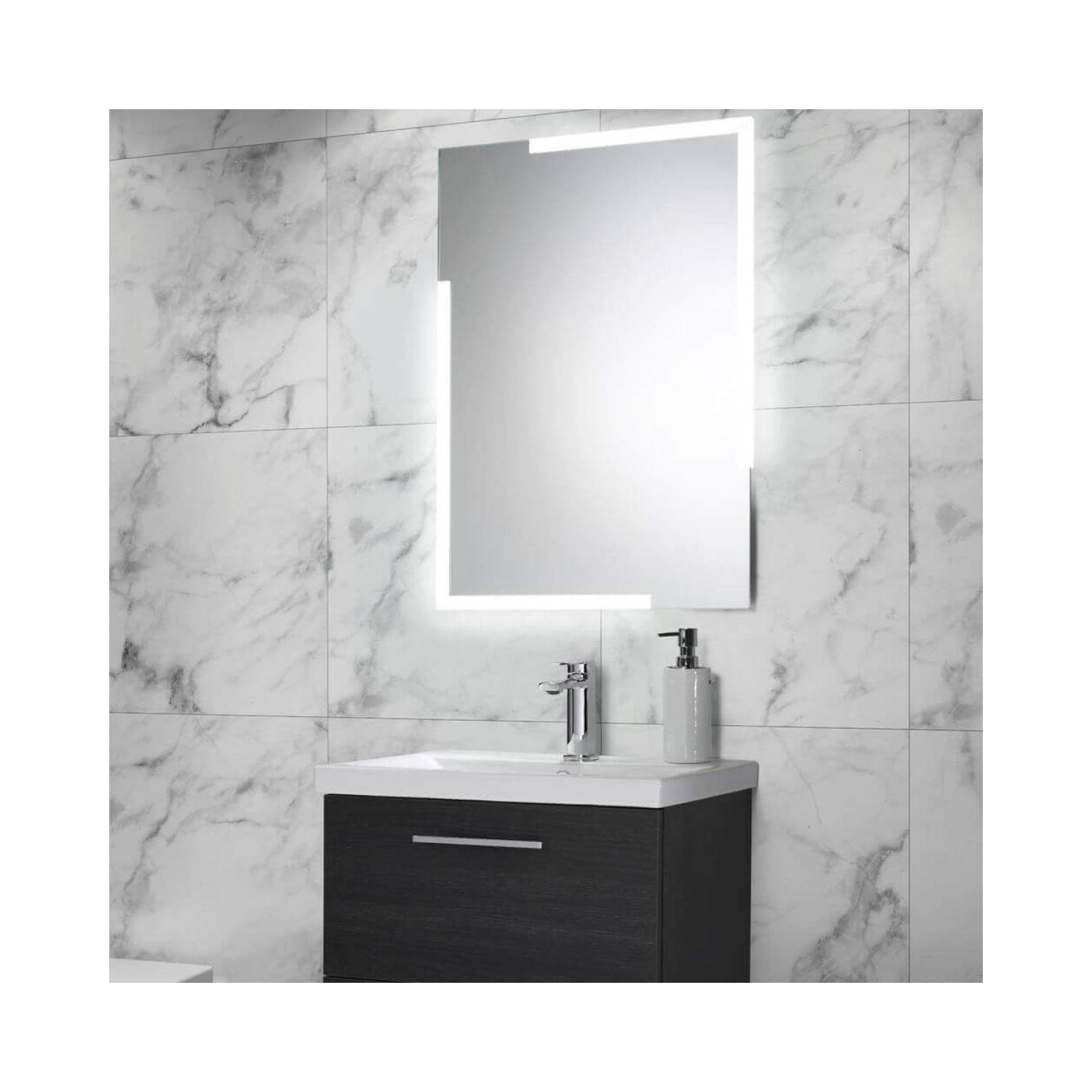 Harbour Icon LED Mirror with Demister Pad & Infrared Touch Button 700