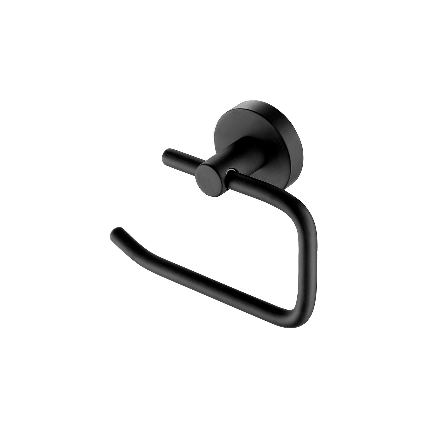 VOS Toilet Roll Holder - Matt Black | Tap Warehouse