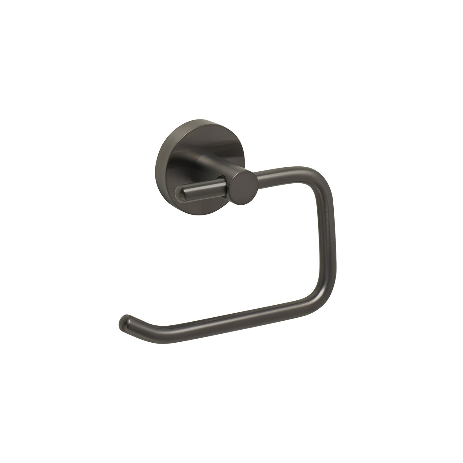 VOS Toilet Roll Holder - Brushed Black | Tap Warehouse